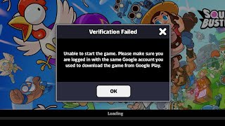 How To Fix Squad Busters verification Failed Problem ।। How To Fix Squad Busters Login Problem 2024 [upl. by Lovering]