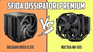 NOCTUA NHD15 VS BE QUIET DARK ROCK ELITE  SFIDA TRA DISSIPATORI PREMIUM [upl. by Atinus]