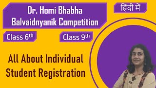 Individual student registration  Dr Homi Bhabha Balvaidyanik competition 202425  All information [upl. by Basilius]