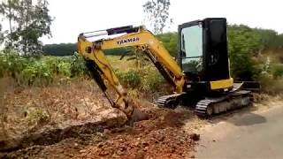 รีวิวรถขุดยันม่าร์ YANMAR VIO35 Excavator [upl. by Sldney]