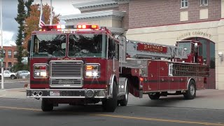 Hayward Fire Dept Truck 1 Responding [upl. by Masao]