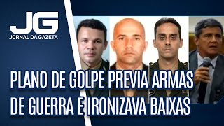 PF diz que plano de golpe previa armas de guerra e ironizava baixas [upl. by Nudd390]