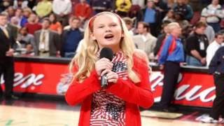 Pennsylvania Native 11yearold Taylor Swift sang during a Sixers game 2002 [upl. by Vallery240]