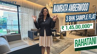 Amberwood Rahatani  3 BHK Sample Flat Tour  Namrata Group Pune [upl. by Ynafetse]