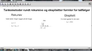 R2  Metode for å finne rekursiv og eksplisitt formel del 1 [upl. by Lenoyl426]