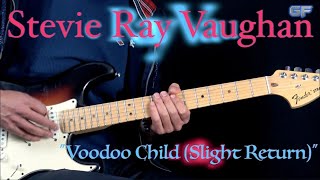 Stevie Ray Vaughan  quotVoodoo Child Slight Returnquot EXCERPT  Rock Guitar Lesson wTabs [upl. by Nosrac]