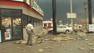 Extreme Wind Video  Derecho Downburst in Hudson Oaks Texas [upl. by Airbmat693]