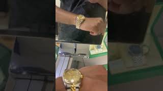 Rolex turn o graph 2 tone rolex rolexlover usa houston pakistan uk yoyohoneysinghnewsong [upl. by Cayser]