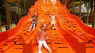 Fun for Kids at Brand New Leos Lekland Indoor Playground 1 [upl. by Pratte436]