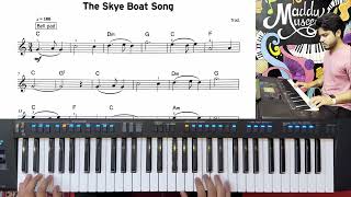 The Skye Boat Song  Trinity Grade Initial  Electronic Keyboard From 2019  Fermata Music School [upl. by Otir]