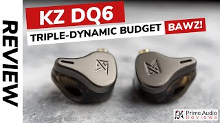 TRIPLEDynamic driver  KZ DQ6 Review [upl. by Hollerman]