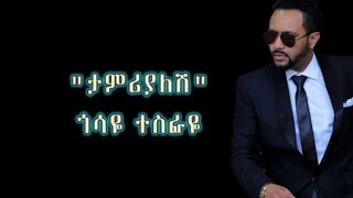 Gossaye Tesfaye Tamrialesh Lyrics  ጎሳዬ ተስፋዬ quotታምሪያለሽquot ሙዚቃ ግጥም Gossaye Tesfaye music Lyrics [upl. by Akirej]