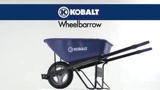 Lowe’s Kobalt Wheelbarrow Assembly [upl. by Eisteb445]