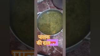 पालक की दाल Shorts recipi Daily  Home Tricks With Naina [upl. by Dahsraf]