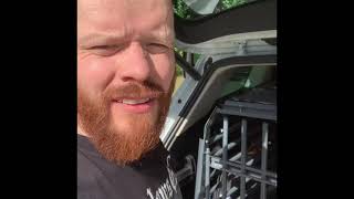 How to install dog cage Mimsafe Variocage in the Skoda Kodiaq raised floor modification part 22 [upl. by Bohlin]