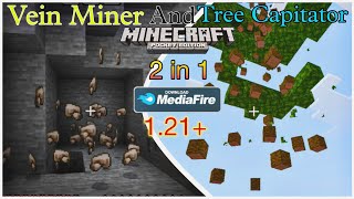 Vein Miner And Tree Capitator Addon For MCPE amp MCBE 121 Mediafire [upl. by Magnien]