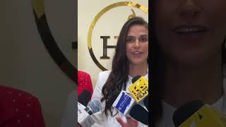 NEHA DHUPIA AT THE OPENING OF HAIR MASTERS LUXURY SALON IN ANDHERIbollywood shotsshortvideo love [upl. by Snah]