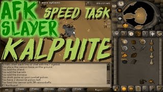 Kalphite Speed Task WCannon  AFK Slayer [upl. by Oiram441]