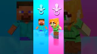 Help Alex Find Her Partner Steve fypシ minecraft minecraftanimation maizen mystreet [upl. by Neellek]