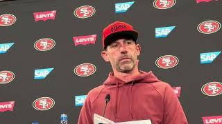 Kyle Shanahan Addresses Bad Effort Plays From 49ers vs Lions [upl. by Lonergan444]