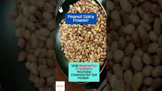 Peanut Chutney Powder  Palli Karam Podi  Neeharika Creations [upl. by Wareing]