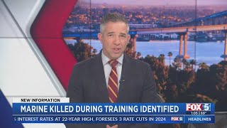 Marine Killed During Training Identified [upl. by Eittam]