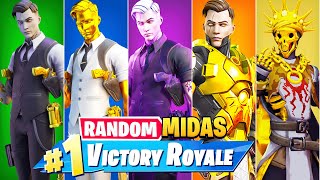 The RANDOM MIDAS BOSS Challenge in Fortnite [upl. by Ohs]