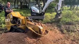 Vermeer SC30TX Stump Grinder  Rental Stump Grinder  Lowery’s True Value and Rental  Bushnell FL [upl. by Eidnarb242]