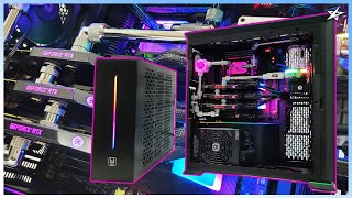 AMD 3995WX RTX3090 3WAY Server deep learning customized water cooling PC [upl. by Huei402]