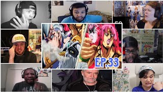 quotMy Name Is Diavoloquot Diavolo vs Polnareff JJBA Golden Wind  Part 5 Ep 33 Reaction Mashup [upl. by Alyakcim]