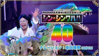 WAHAHA本舗40歳記念全体公演「シン・シンワハハ４０」CM柴田理恵30秒 [upl. by Thurber642]