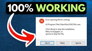 Error Opening File for Writing in Windows 11 FIXED [upl. by Iridissa]