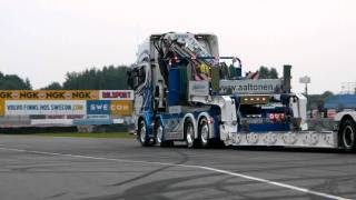 Aaltonen Scania V8 Special Transport  Nordic Trophy pt2 [upl. by Eetnwahs]