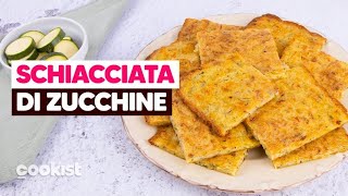 Schiacciata di zucchine croccante al forno VELOCE e SFIZIOSA 😋 [upl. by Zeugirdor]