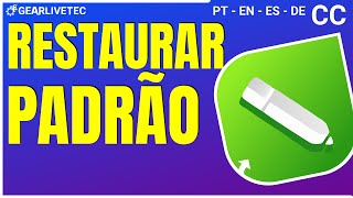 Como RESTAURAR o Corel Draw para as configurações Originais Resetar o Corel Draw [upl. by Macnamara]