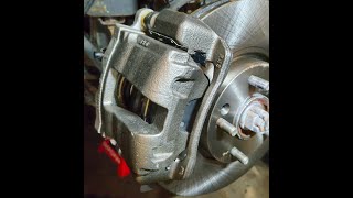 2013 Kia Optima Front Caliper Brake Rotor Replacement [upl. by Cozza]