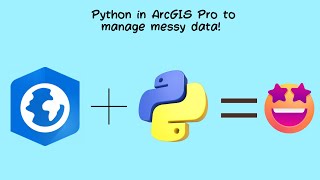 ArcGis Pro  Use python to manage messy and inconsistent data [upl. by Brinkema669]