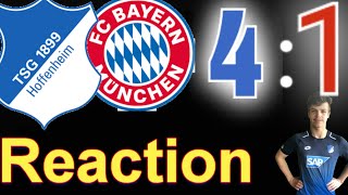 😱TSGHoffenheim1899  fcbayern 41  Meine Reaction😱 [upl. by Brewer860]