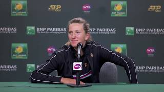 Azarenka Press Conference at the 2019 BNP Paribas Open [upl. by Lehplar44]