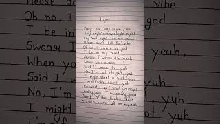 XXXTENTACION  Hope Lyrics hope shorts [upl. by Eelyab215]