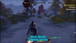 ESO West Weald Clothier Survey Location The Elder Scrolls Online [upl. by Neelrad]