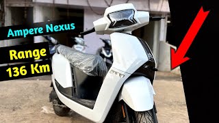 Ampere Nexus Electric Scooters Range  136 KM Detail Review [upl. by Medora]