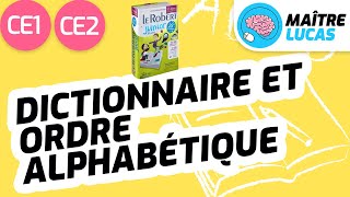 Utiliser le dictionnaire  ordre alphabétique CE1  CE2  Français  Cycle 2  Vocabulaire [upl. by Mairym54]