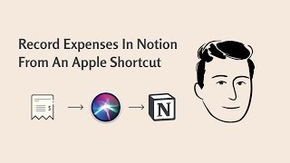 Recording Expenses In Notion From An Apple Shortcut [upl. by Flo275]