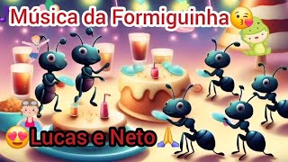 🎶Música da Foriguinha🥰animada🤩 musicaformiguinha formiguinha músicaformiga musicainfantil [upl. by Ches]