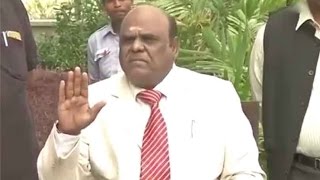 Calcutta High Court Judge CS Karnan faces warrant for contempt [upl. by Enitsirhc]