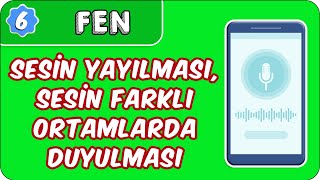 Sesin Yayılması Sesin Farklı Ortamlarda Duyulması  6 Sınıf Fen evokul Kampı [upl. by Scoter]