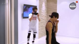 BANGTAN BOMB Dancing by Jimin amp shooting by Jung Kook  BTS 방탄소년단 [upl. by Fennie]