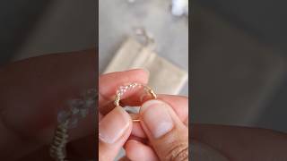 Anti Anxiety Fidget Ring short ringmaking handmade jewelry wired tutorial [upl. by Marin]