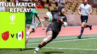 China open with a DOMINANT win  China v Mexico  Sevens Repechage  Full Match Replay [upl. by Aicilaanna]